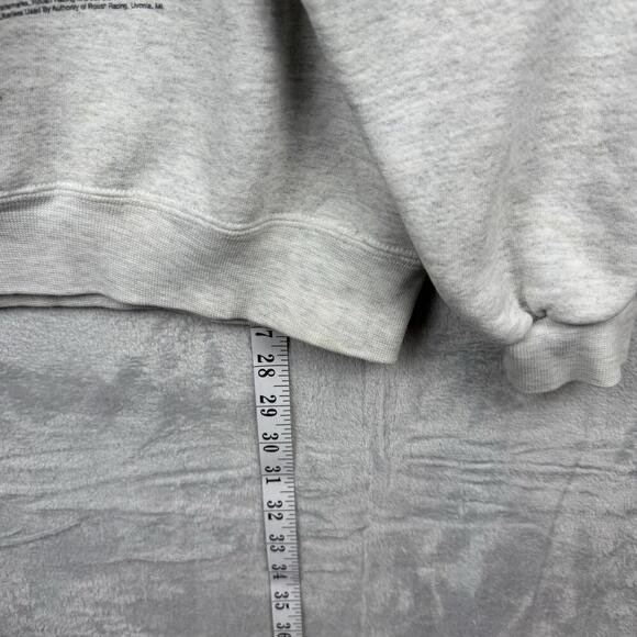 Vintage Jeff Burton Exide Racing Sweatshirt XL NASCAR Ford Taurus 99 USA Made - Picture 9 of 10